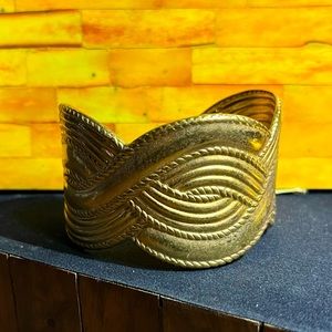 Gold embossed bracelet